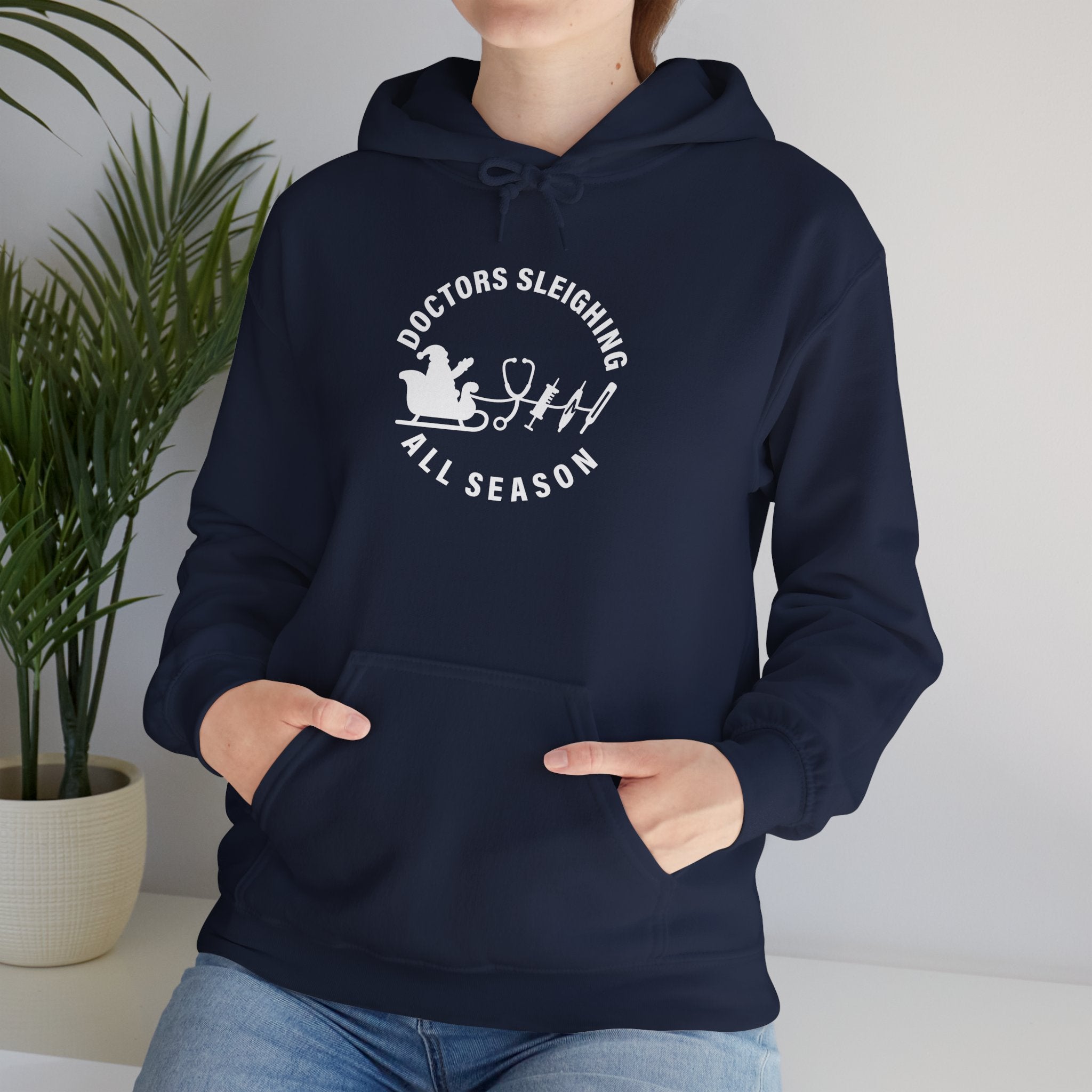 Doctors Sleighing All Season - Medical Holiday Sweatshirt