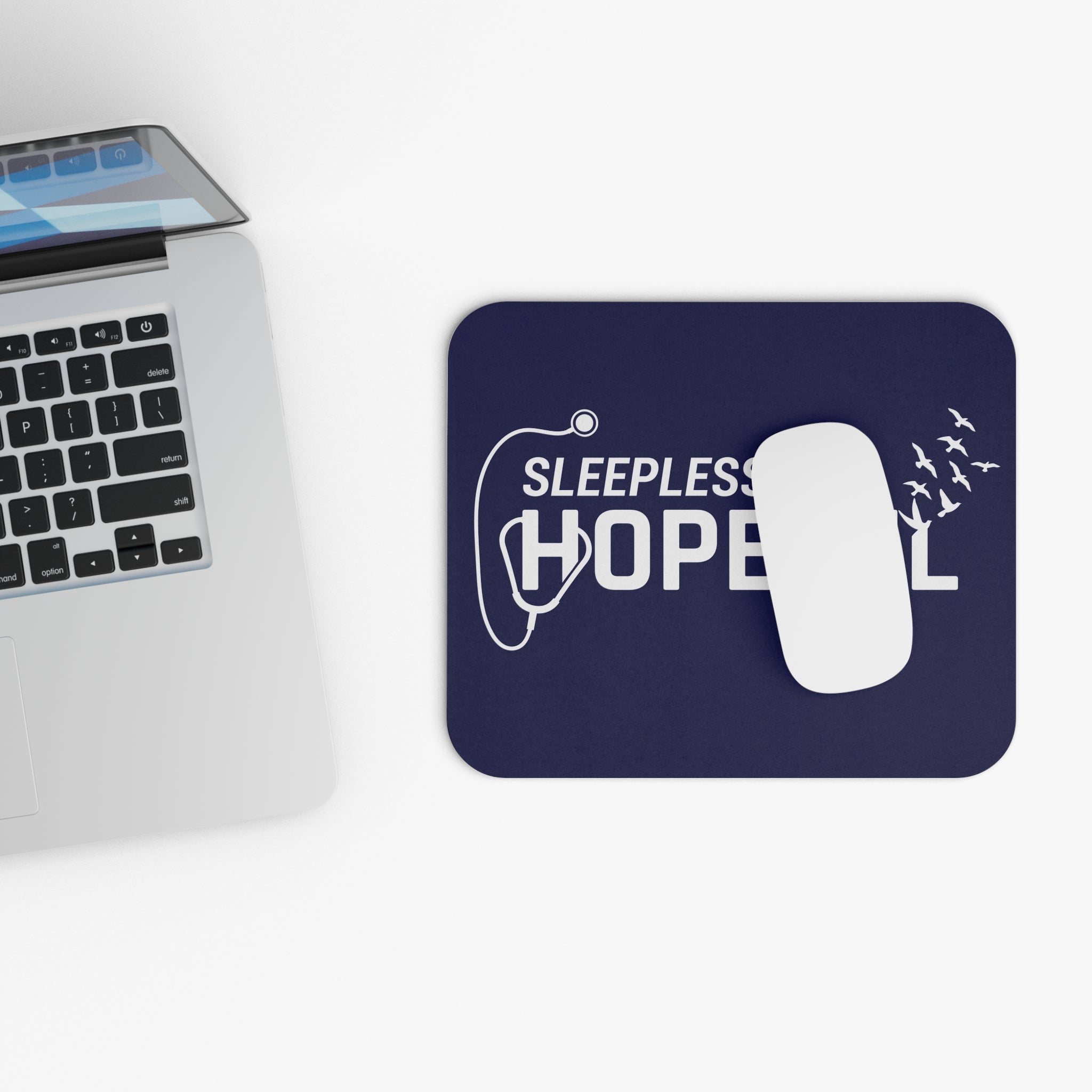 Sleepless But Hopeful Mouse Pad