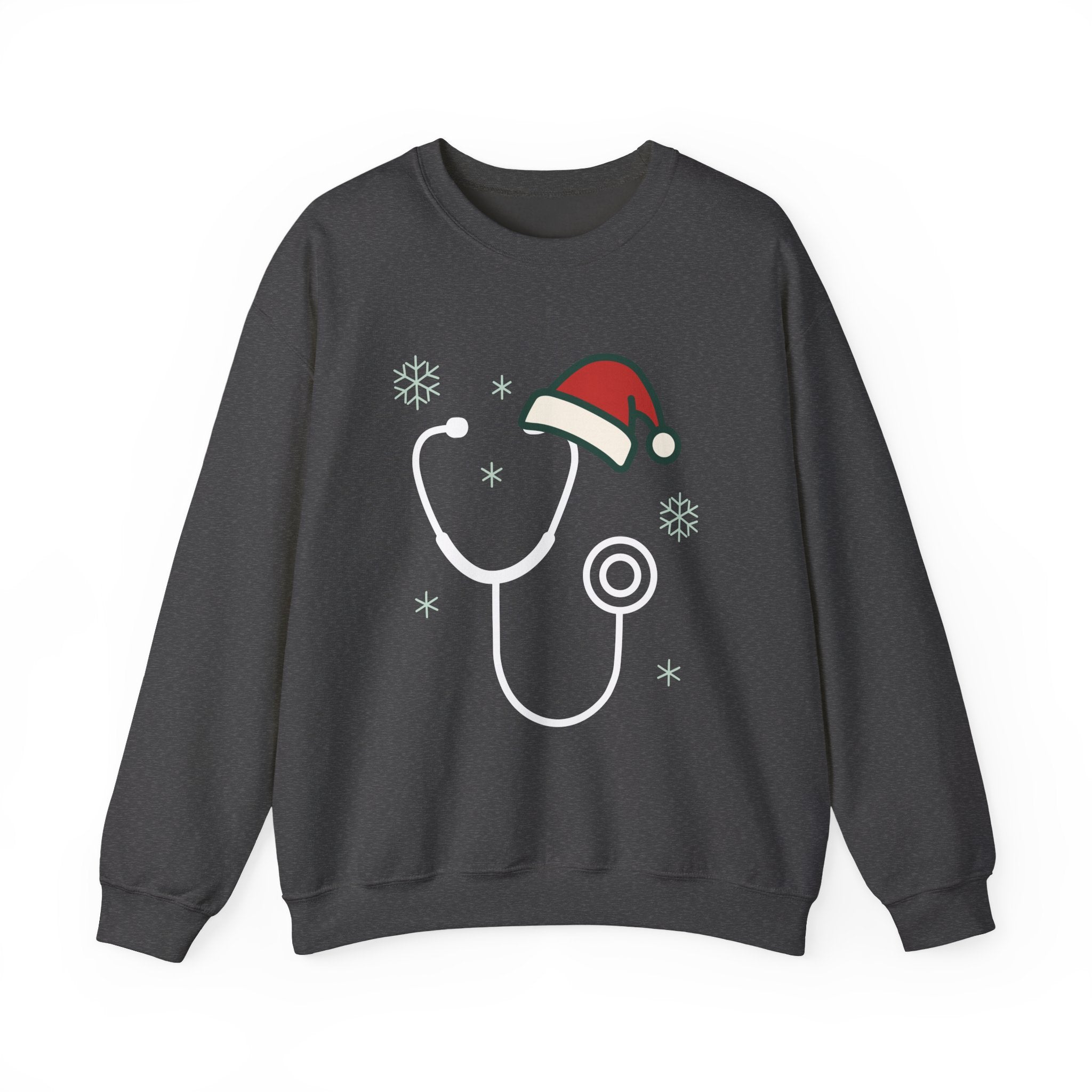 Christmas Stethoscope Sweatshirt – Nurse & Doctor Holiday Crewneck