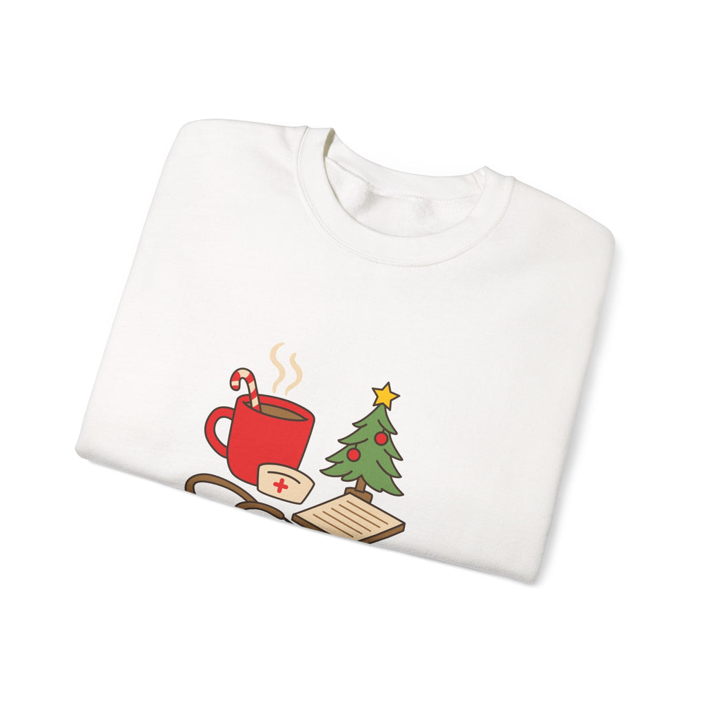 Christmas Coffee Clinicals Sweatshirt — Medical Student Holiday Crewneck