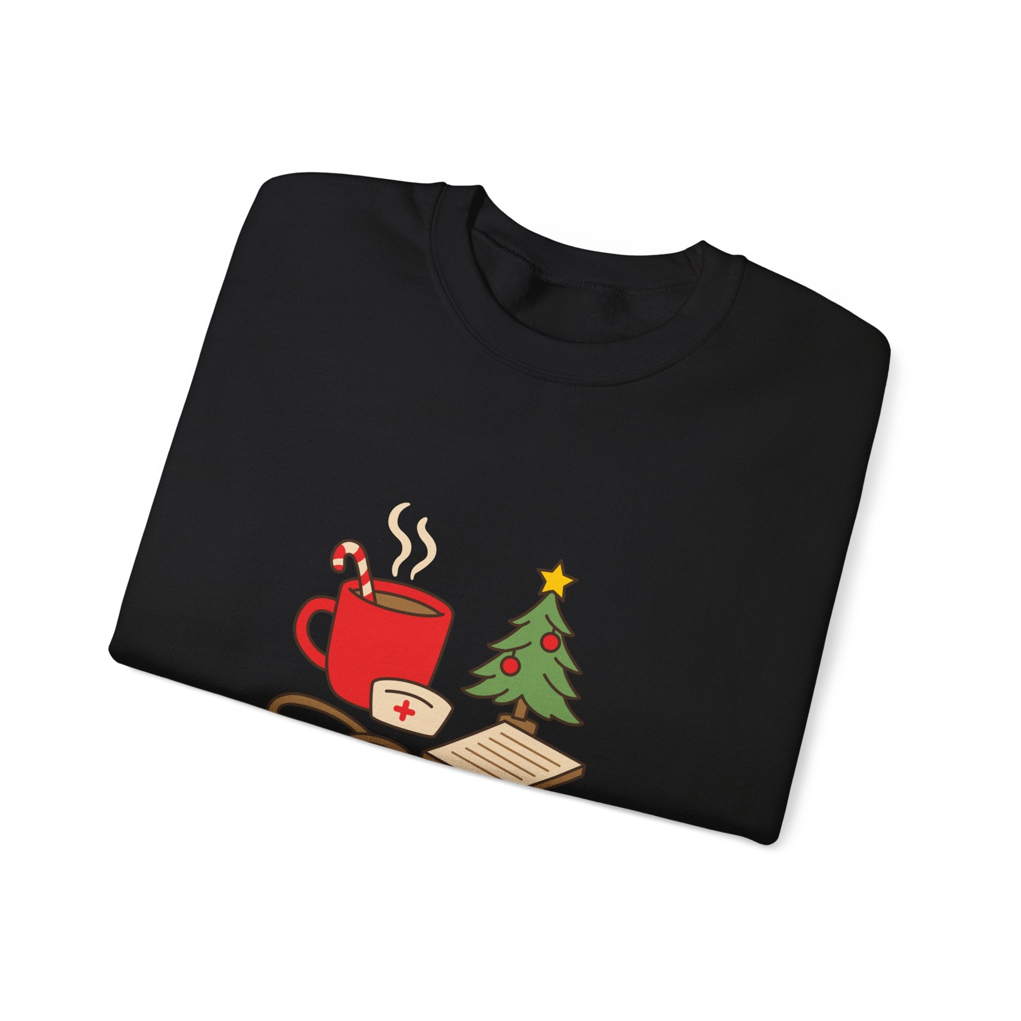 Christmas Coffee Clinicals Sweatshirt — Medical Student Holiday Crewneck