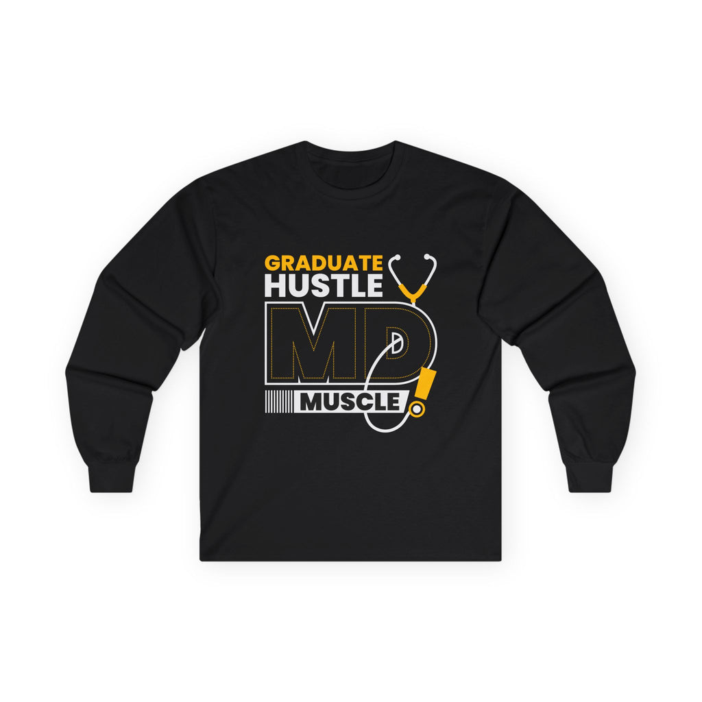 Graduate Hustle MD Muscle Long Sleeve Tee