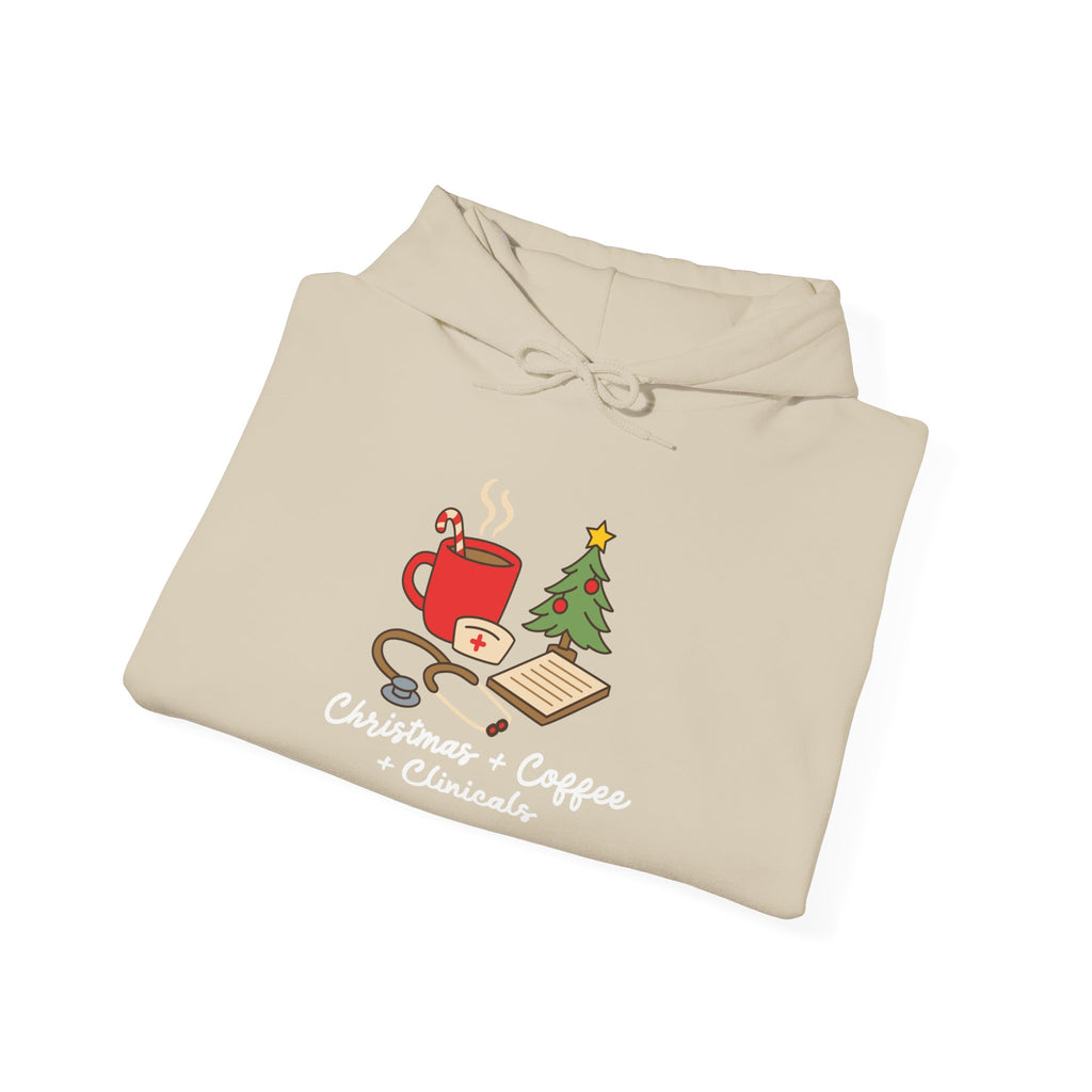 Christmas, Coffee & Clinicals Hoodie