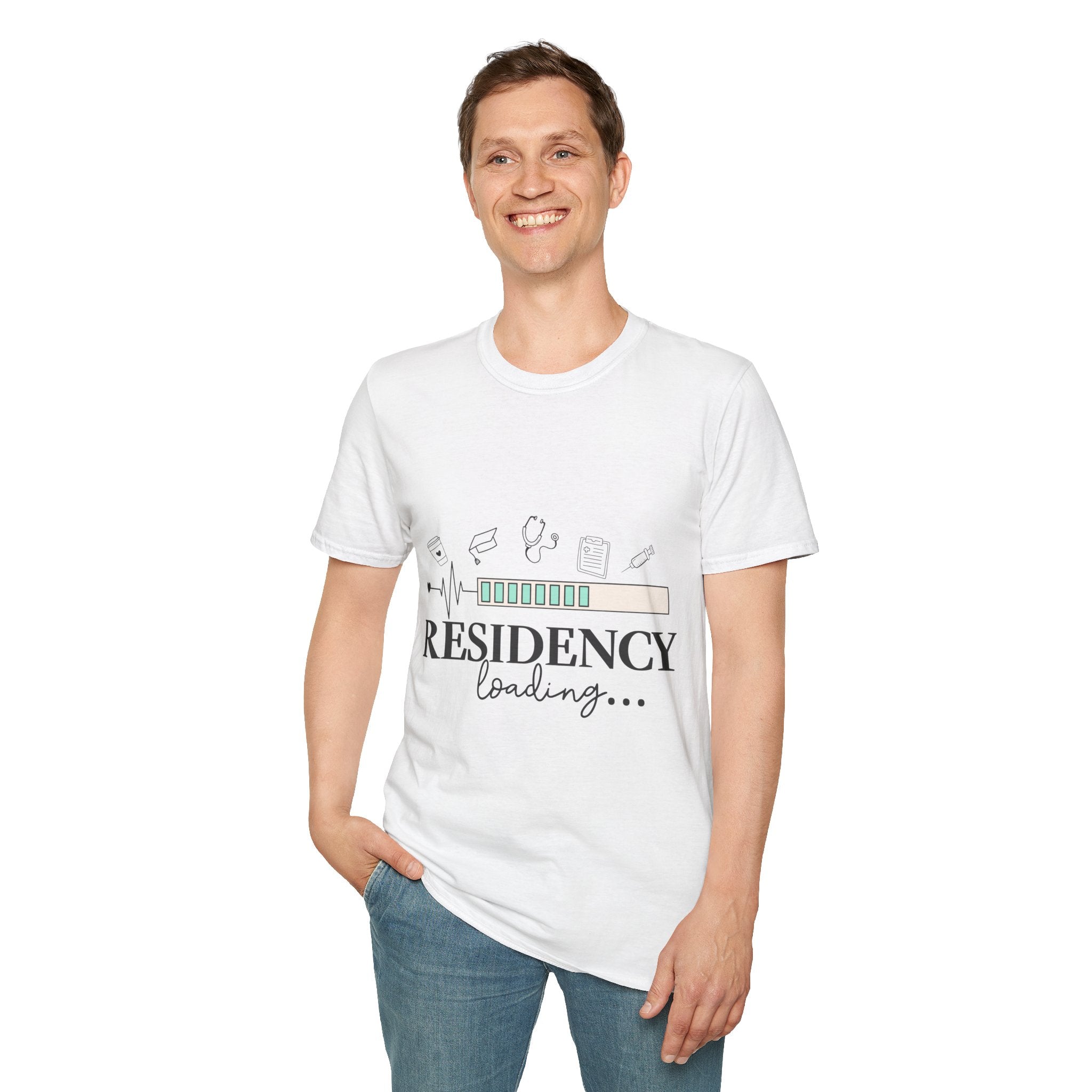 Residency Loading T-Shirt — Medical Resident Progress Bar Tee