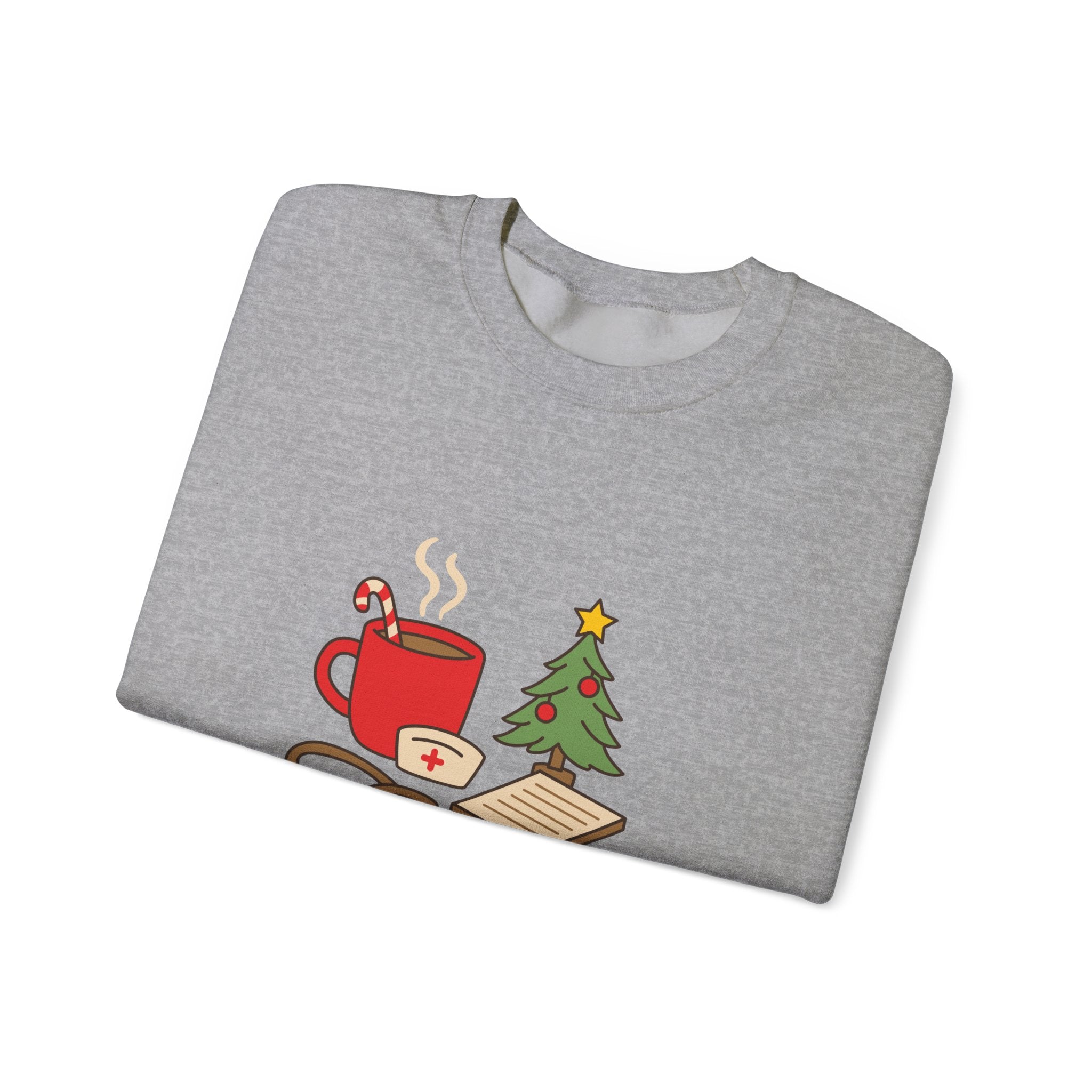 Christmas Coffee Clinicals Sweatshirt — Medical Student Holiday Crewneck